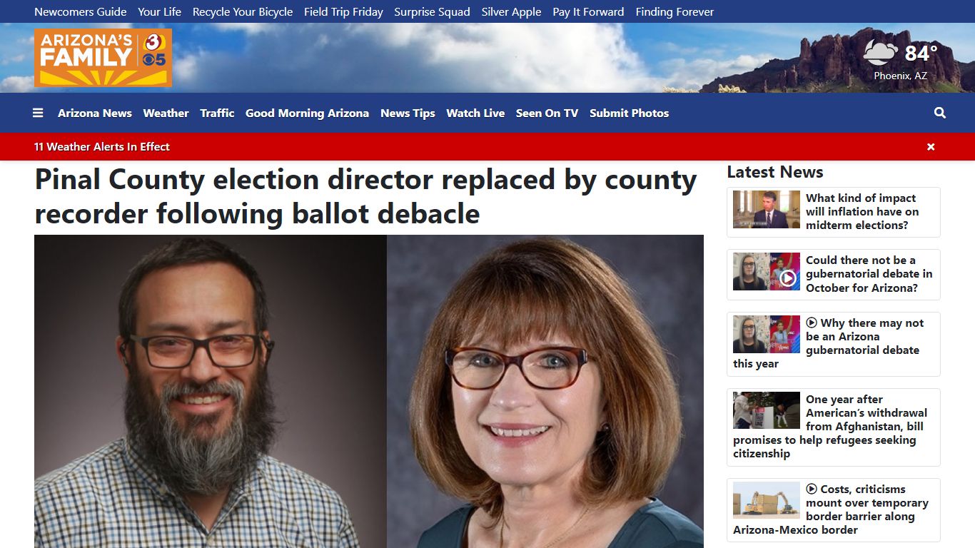 Pinal County election director replaced by county recorder following ...